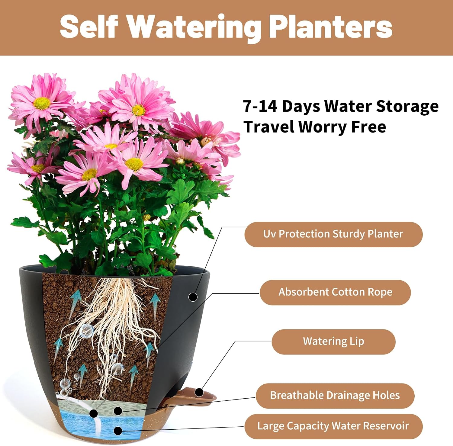 a self watering pot